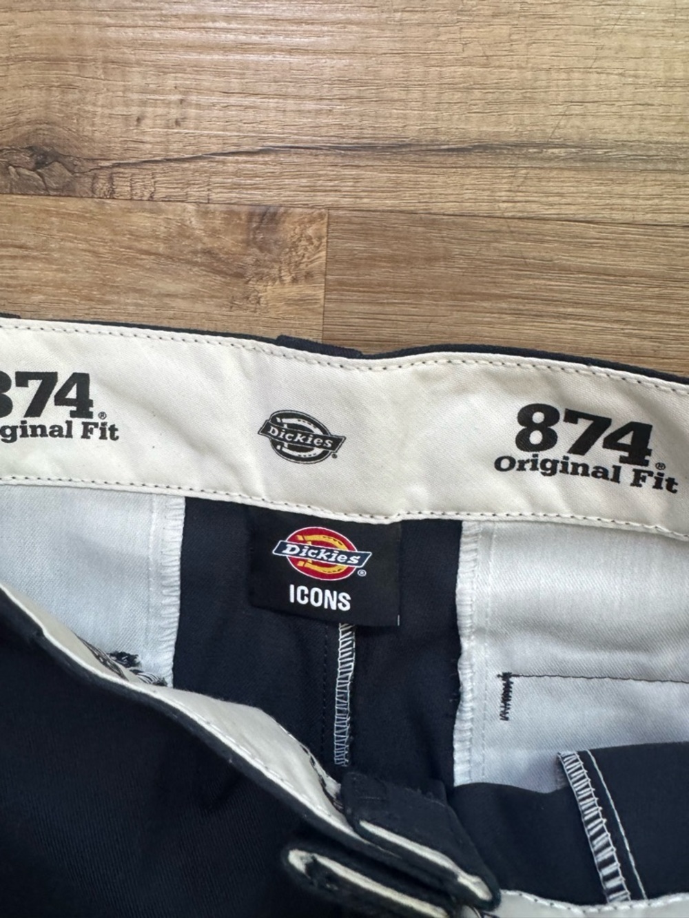 Dickies Women's Original 874 Work Pants Dark Navy 4/27 Icons original fit - Picture 3 of 5